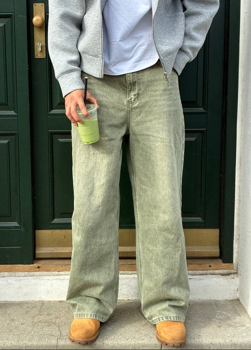 Matcha Baggy Denim Jeans