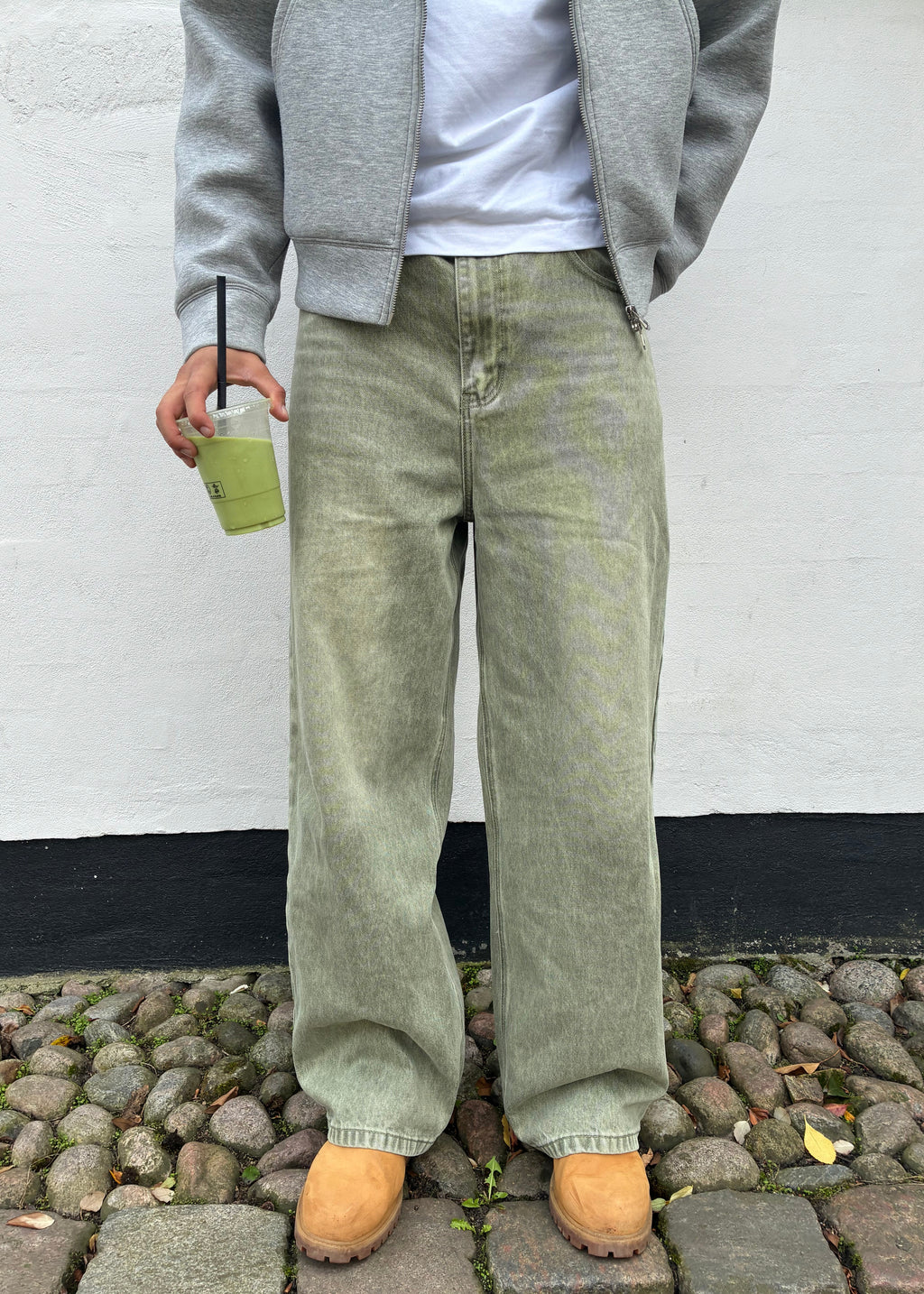 Matcha Baggy Denim Jeans