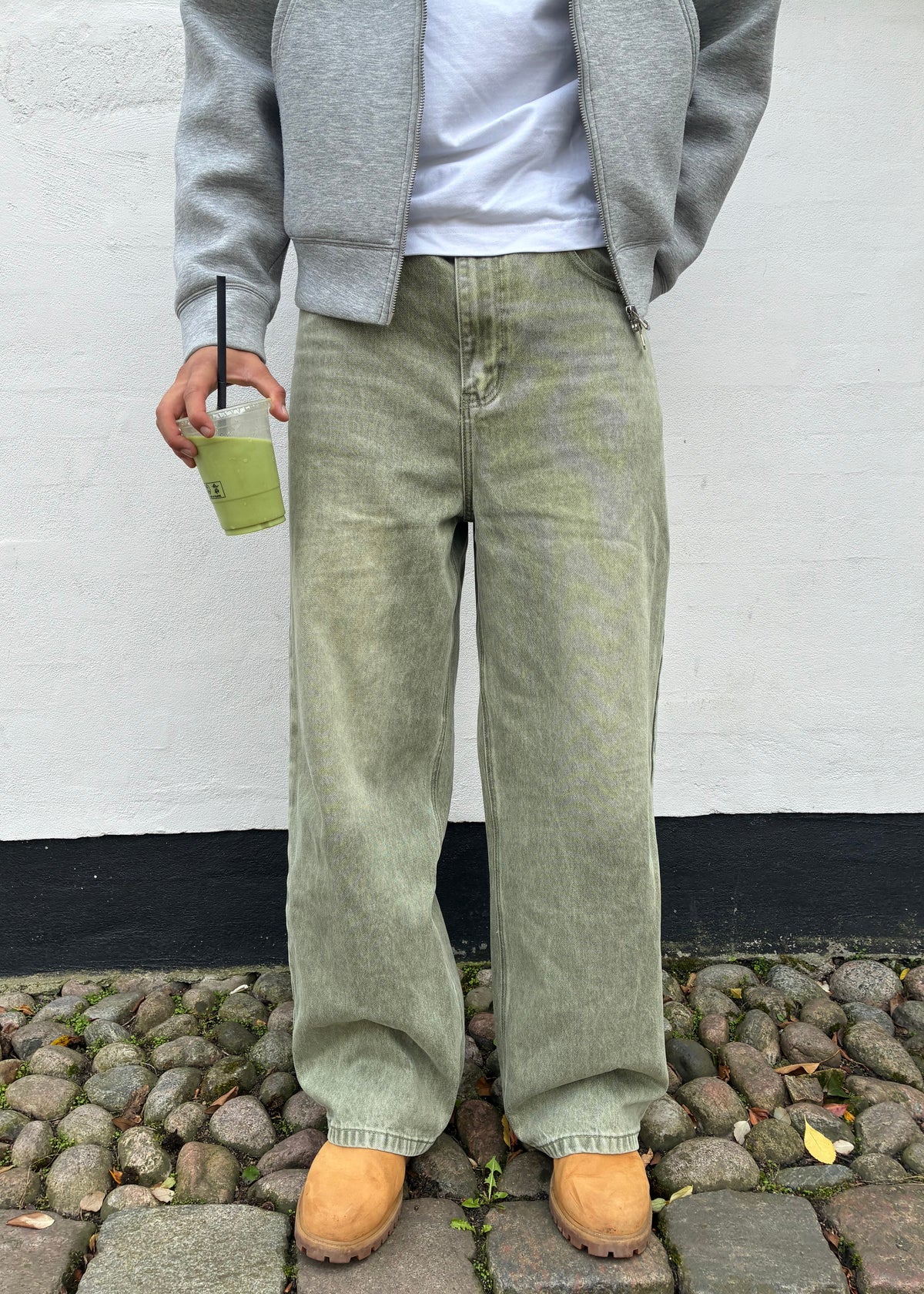 Matcha Baggy Denim Jeans