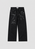 Selvedge Splatter Baggy Jeans