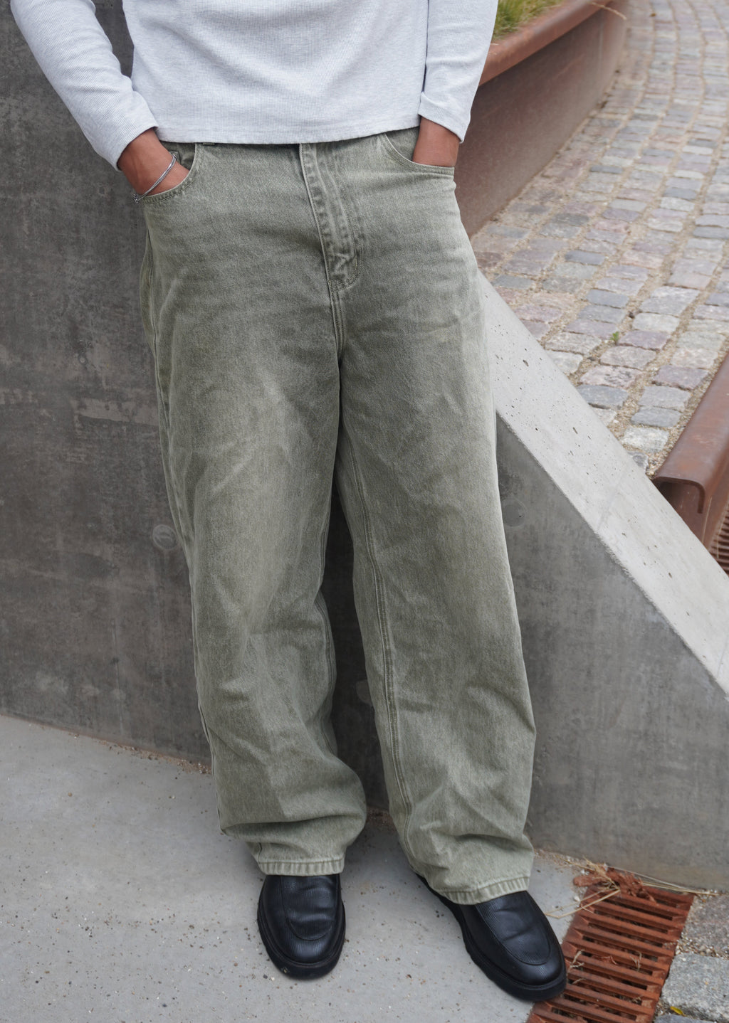 Matcha Baggy Denim Jeans