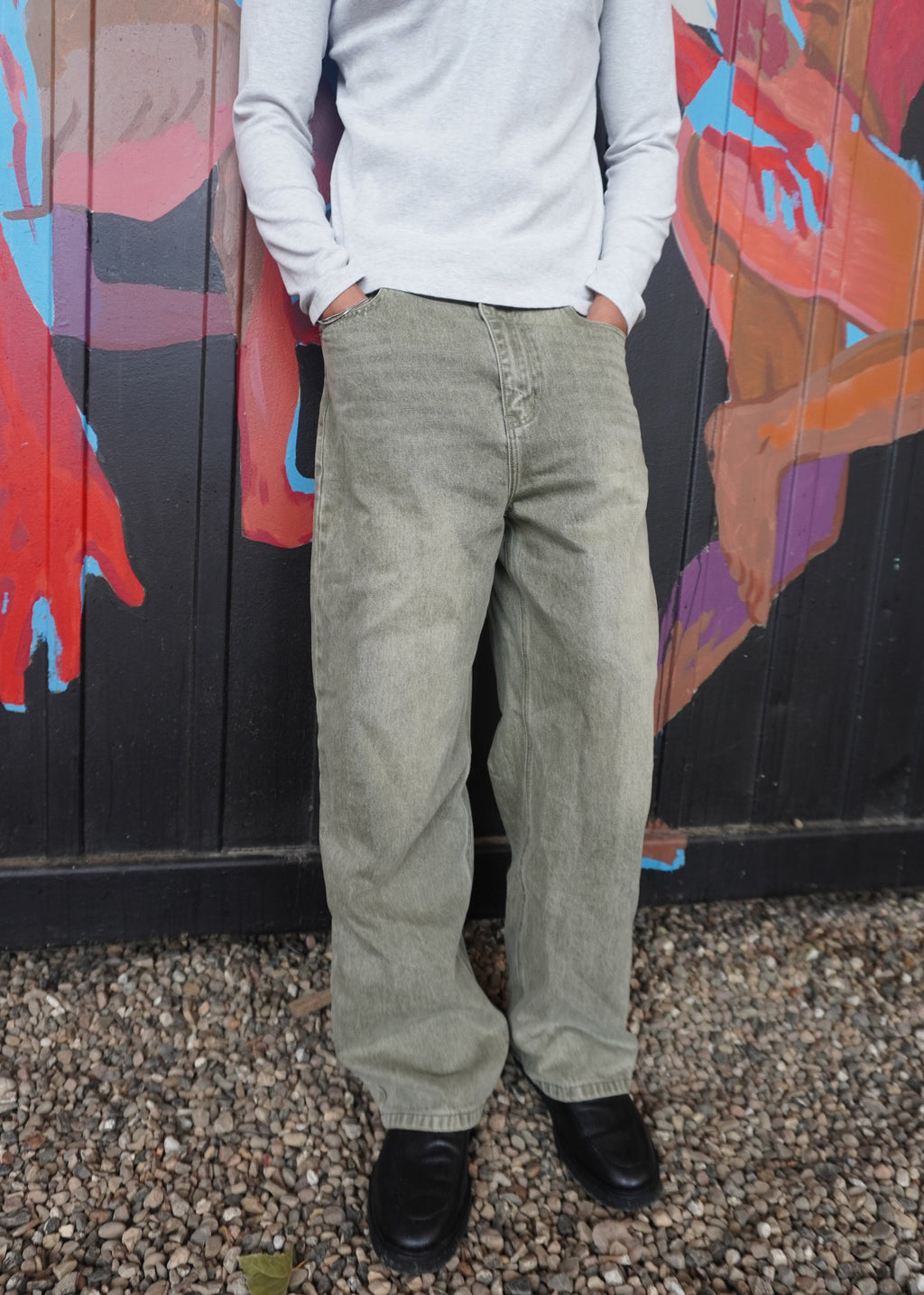 Matcha Baggy Denim Jeans