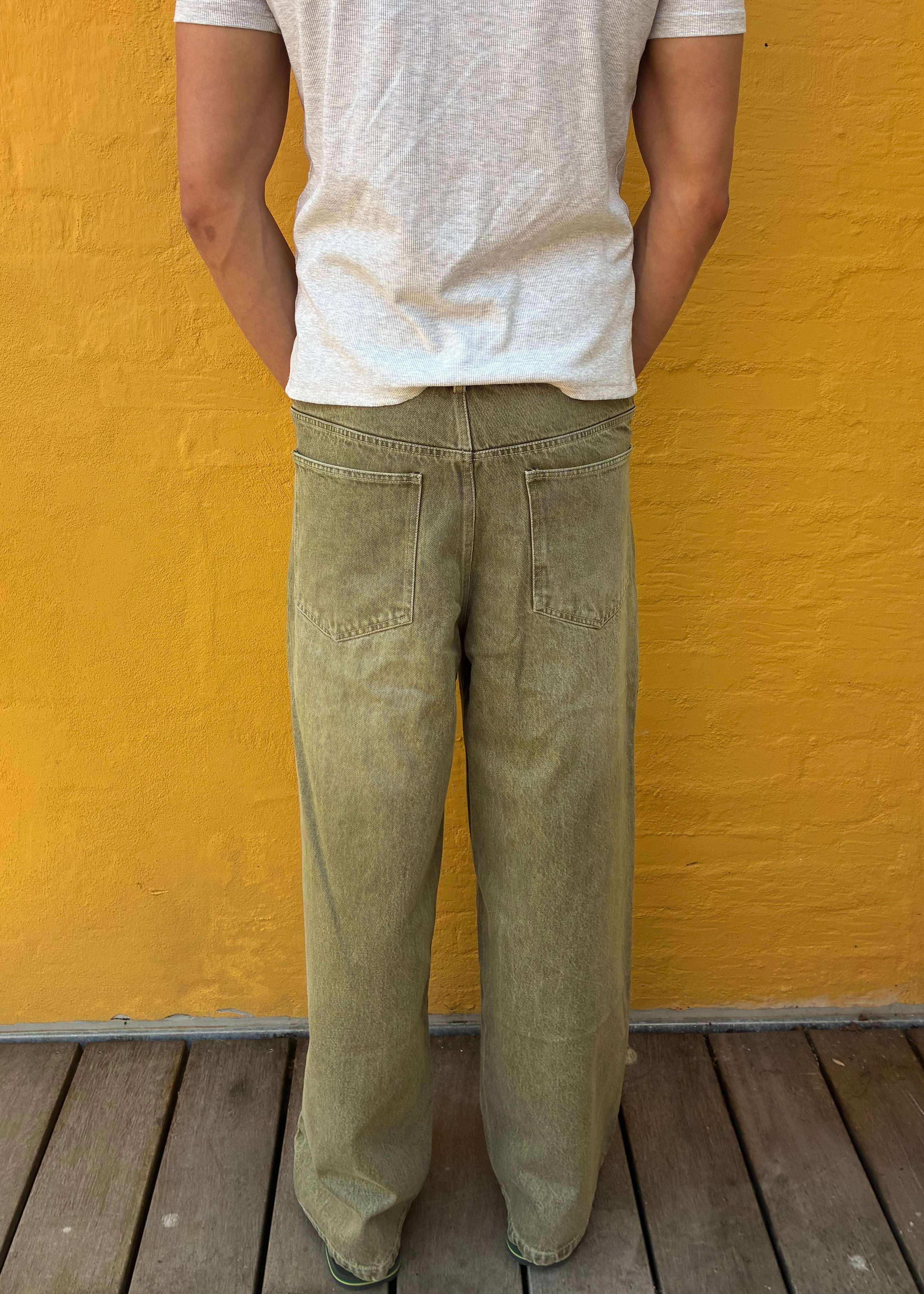 Matcha Baggy Denim Jeans